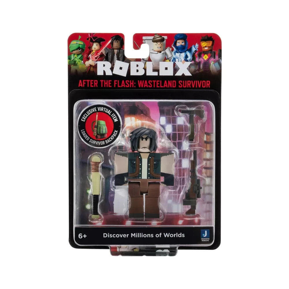Roblox After the Flash: Wasteland Survivor Figure With Exclusive Virtual Item