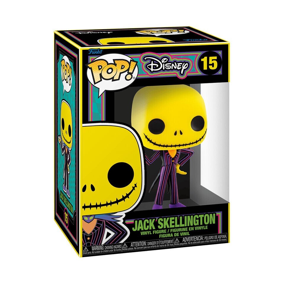 The Nightmare Before Christmas Jack Skellington Blacklight Funko Pop! Figure #15