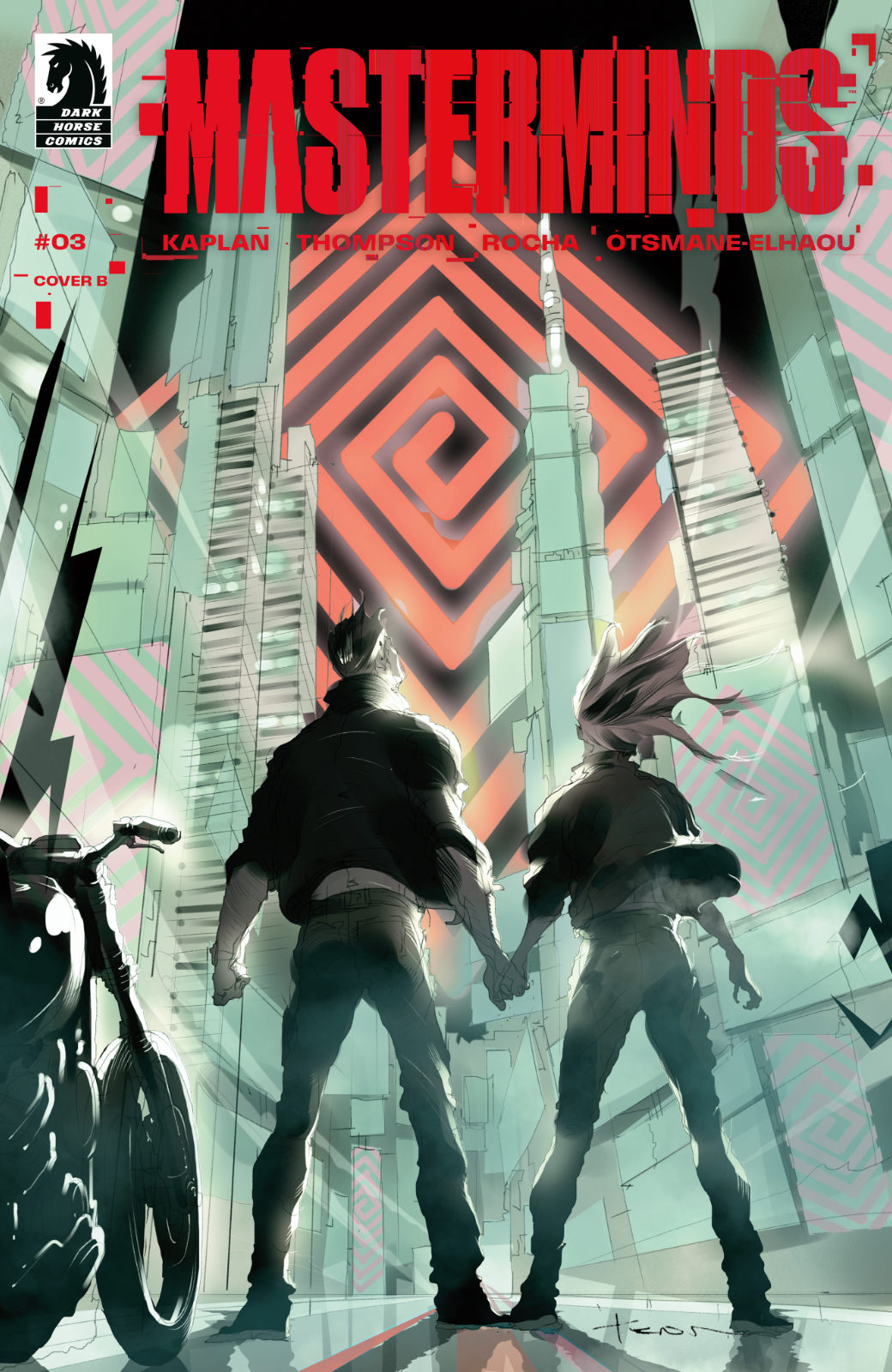 MASTERMINDS #3 CVR B Keron Grant Variant Dark Horse Comics Zack Kaplan