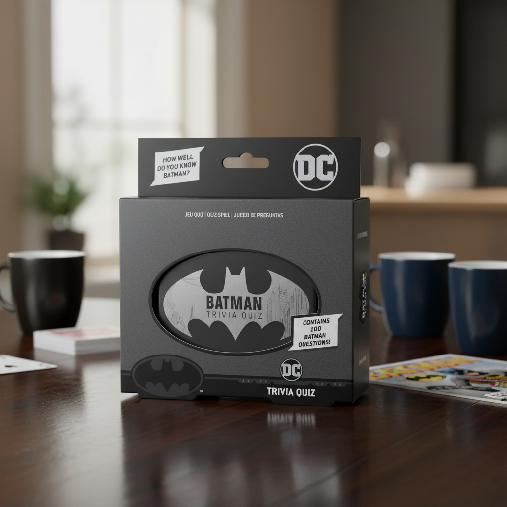 DC Comics Batman Trivia Quiz Game for Fans 100 Questions