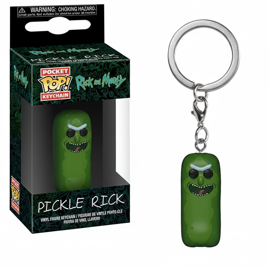 Funko Pocket POP! Keychain: Rick and Morty S2 - Pickle Rick Collectible Figure
