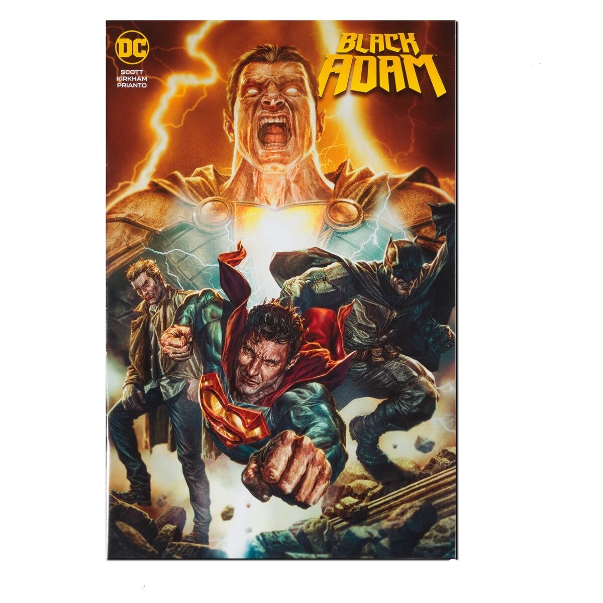 Black Adam Superman Page Punchers 7-Inch Scale Action Figure & Black Adam Comic