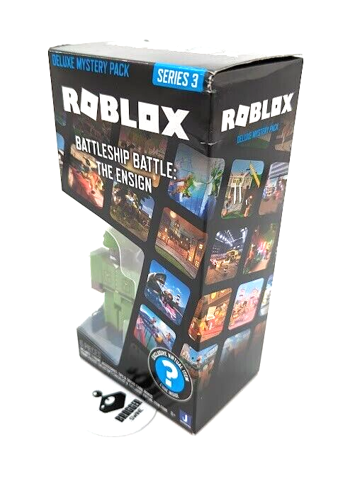 Roblox Deluxe Mystery Pack Series 3 Battleship Battle: The Ensign Code Included