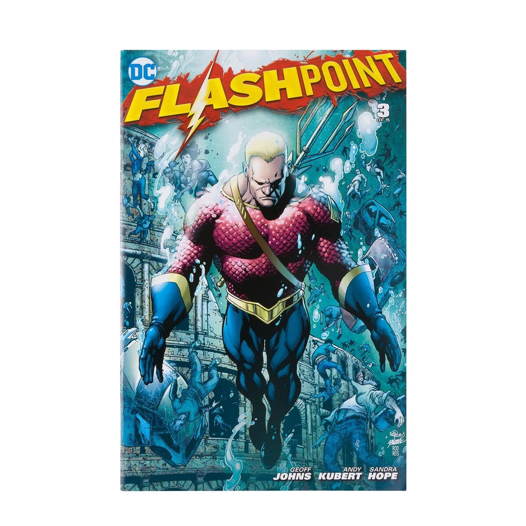 Flashpoint DC Direct Aquaman Page Punchers 3" Action Figure With Comic Book