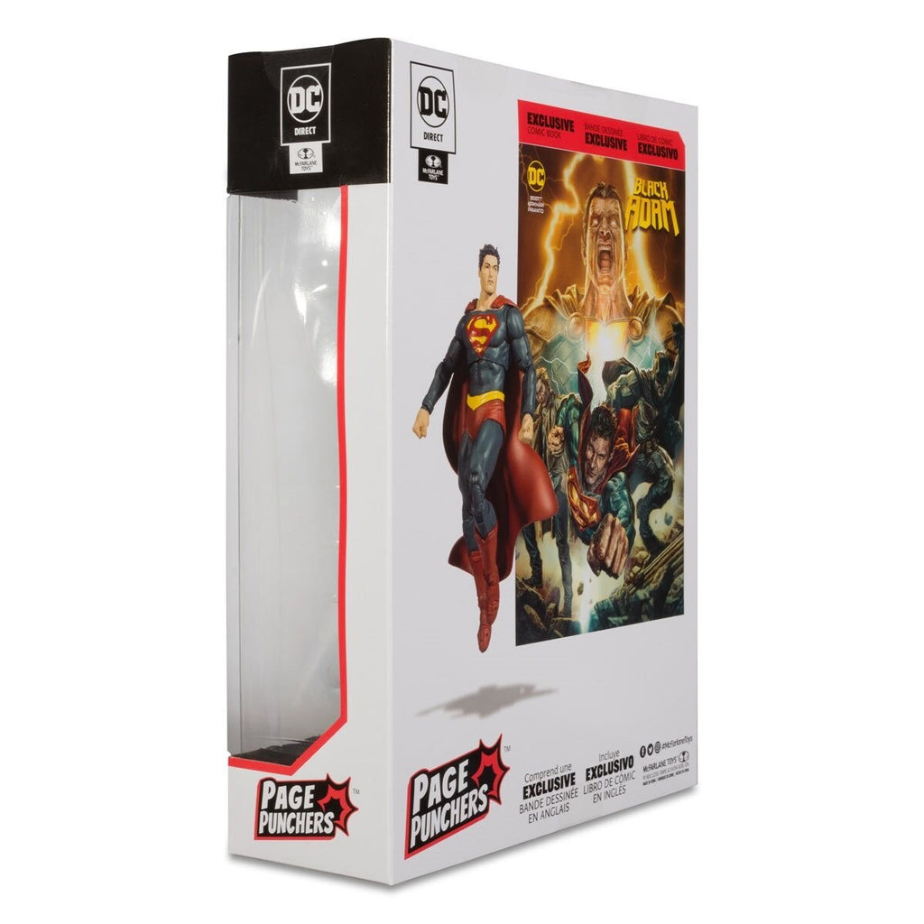 Black Adam Superman Page Punchers 7-Inch Scale Action Figure & Black Adam Comic
