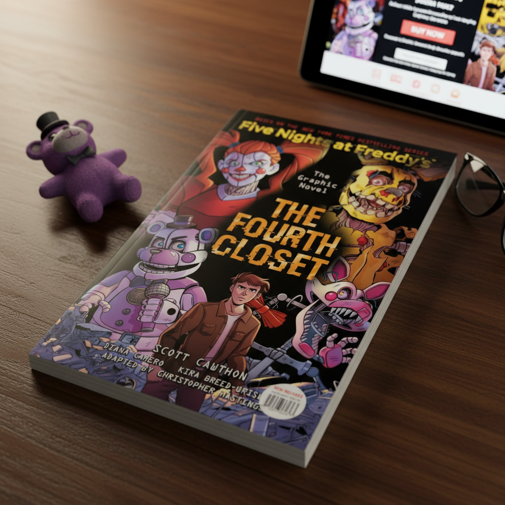 Enter the chilling world of Five Nights at Freddy's: The Fourth Closet Novel!