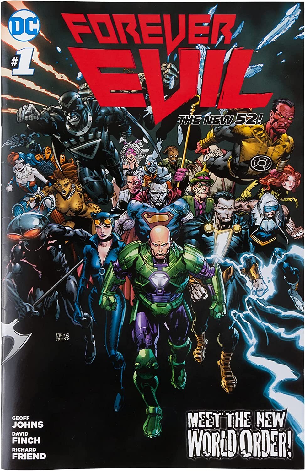 Forever Evil DC Direct Lex Luthor Page Punchers 3" Action Figure With Comic Book