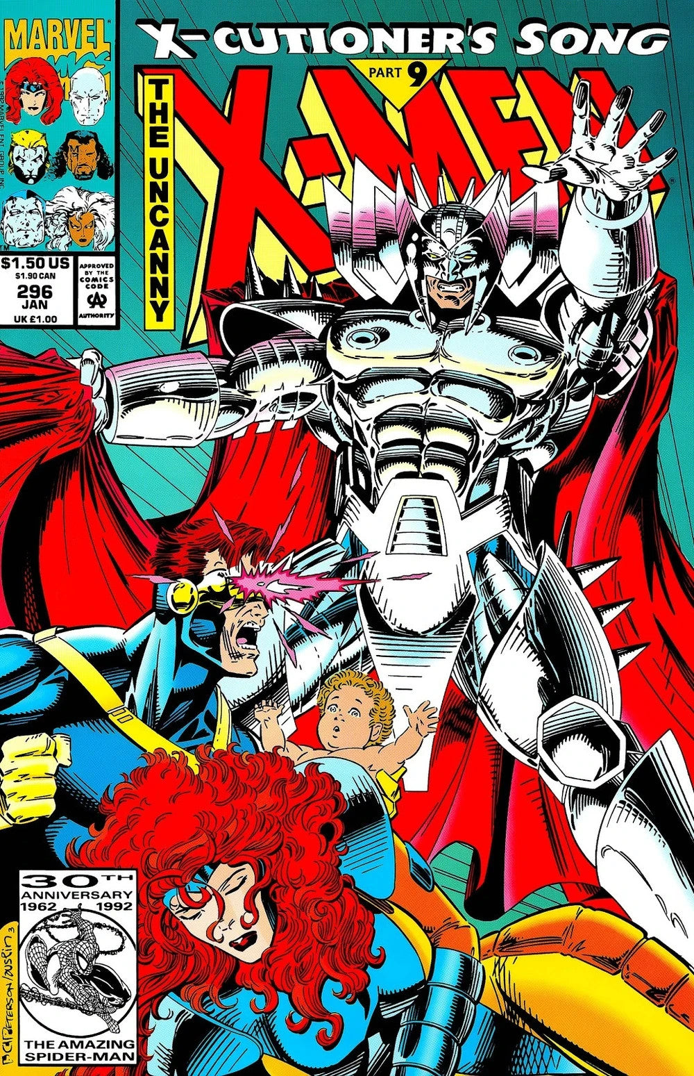Uncanny X-Men #296 (1993)  X-Cutioner's Song Part 9 - Stryfe, Cyclops, Jean Grey