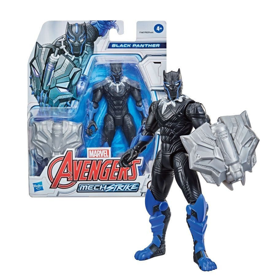 Marvel Avengers Mech Strike Black Panther 6 Inch Action Figure - Hasbro 