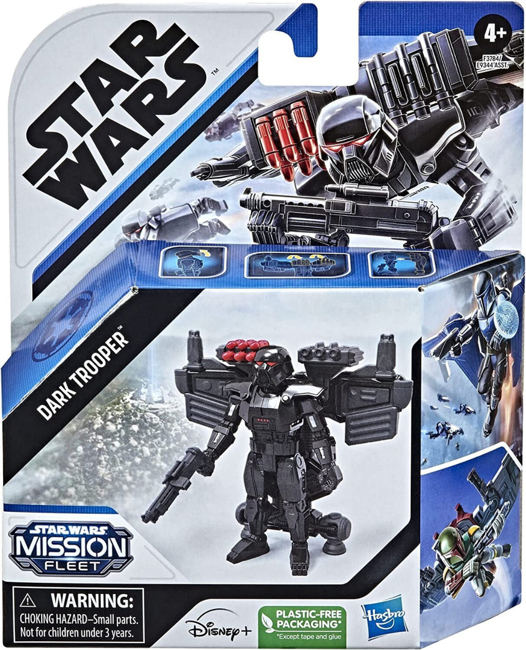 Star Wars Mission Fleet - Dark Trooper Action Figure - The Mandalorian