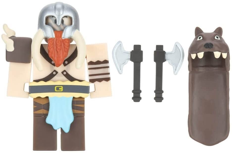 Roblox Core Kingdom Simulator Berserker Figure with Exclusive Virtual Item Code