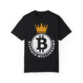 BraggerSwine Unisex Garment-Dyed T-Shirt - Bitcoin Millionaire