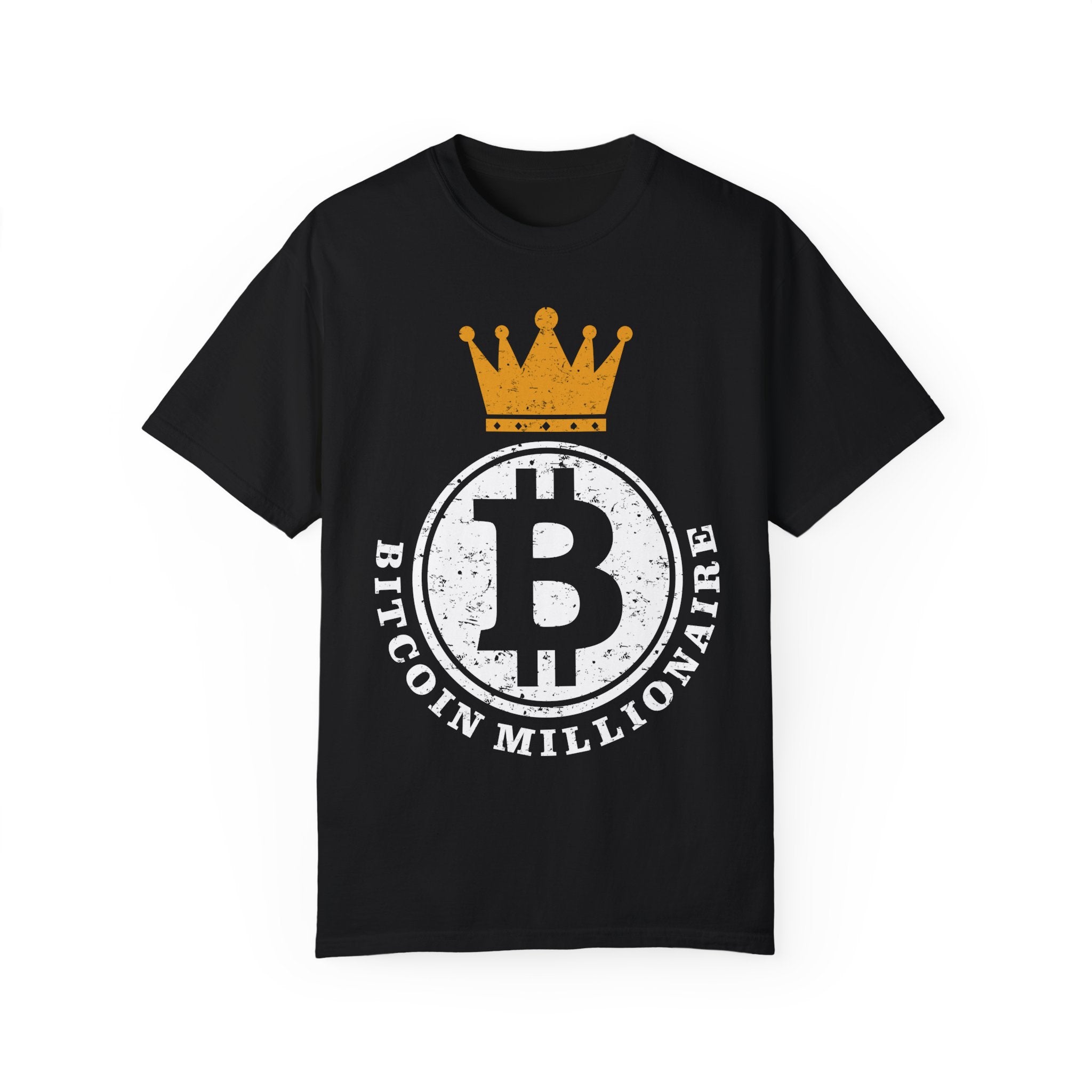 BraggerSwine Unisex Garment-Dyed T-Shirt - Bitcoin Millionaire