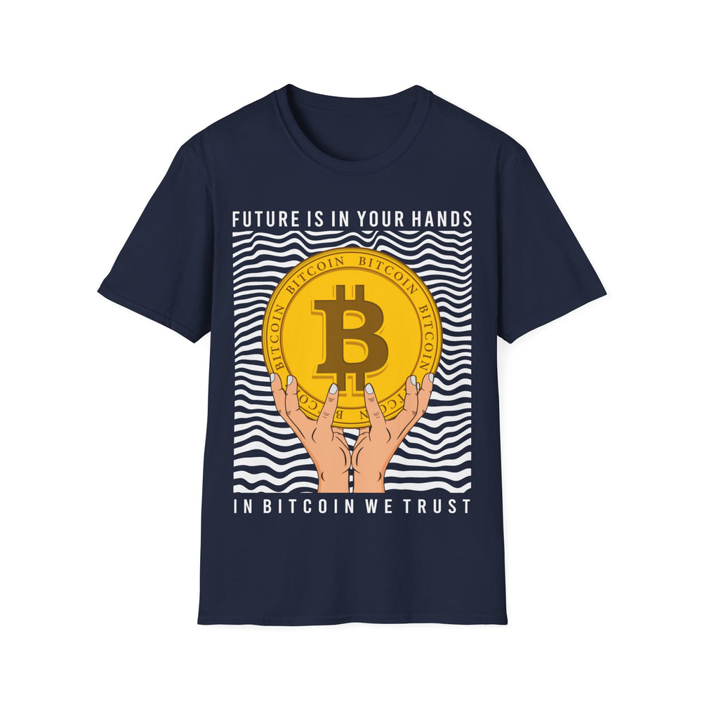 Bitcoin In Your Hands Unisex Softstyle T-Shirt