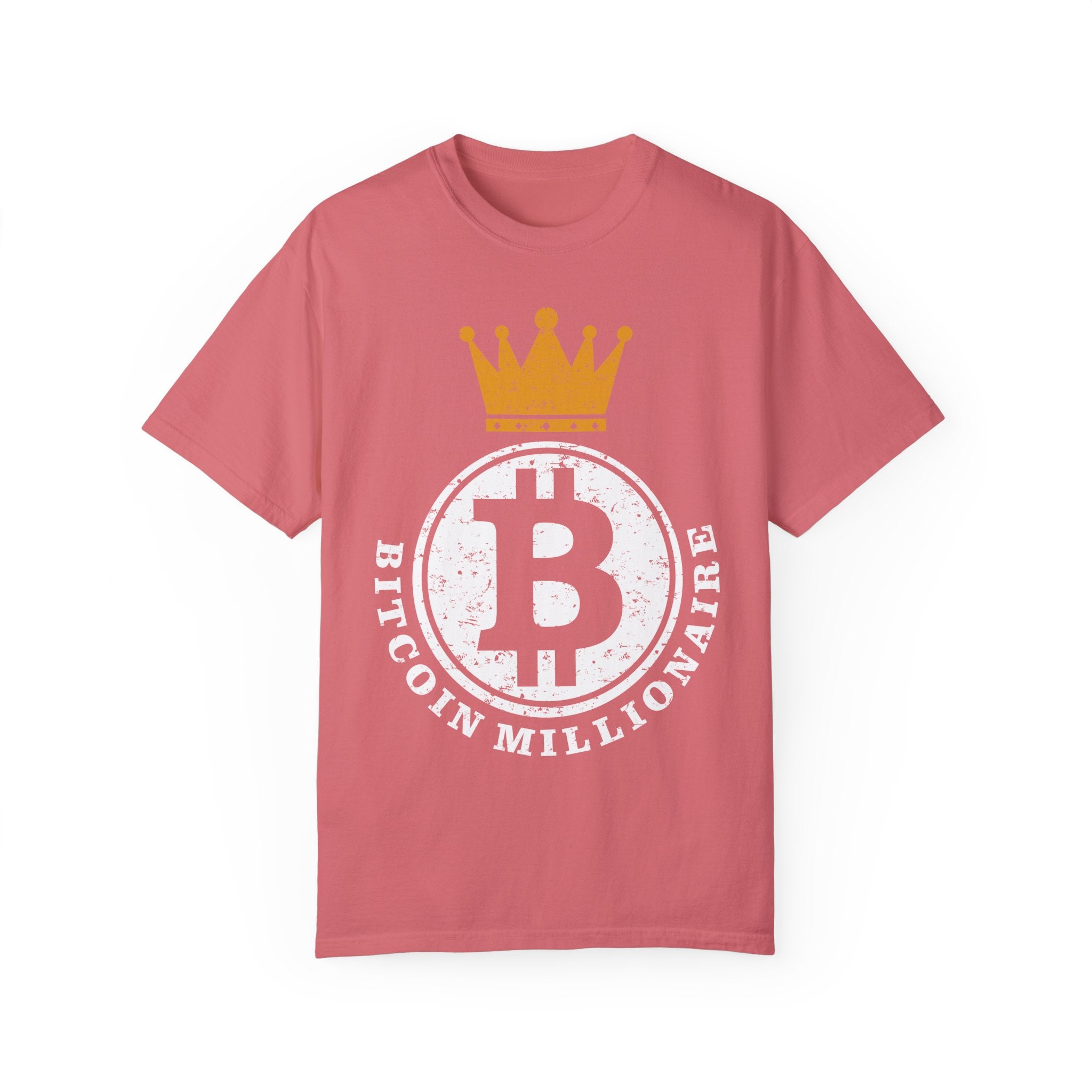 BraggerSwine Unisex Garment-Dyed T-Shirt - Bitcoin Millionaire