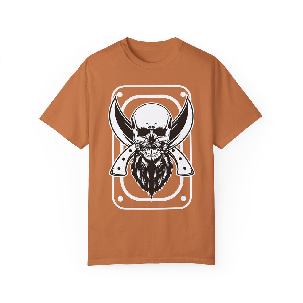 BraggerSwine Unisex Garment-Dyed T-Shirt - Skull