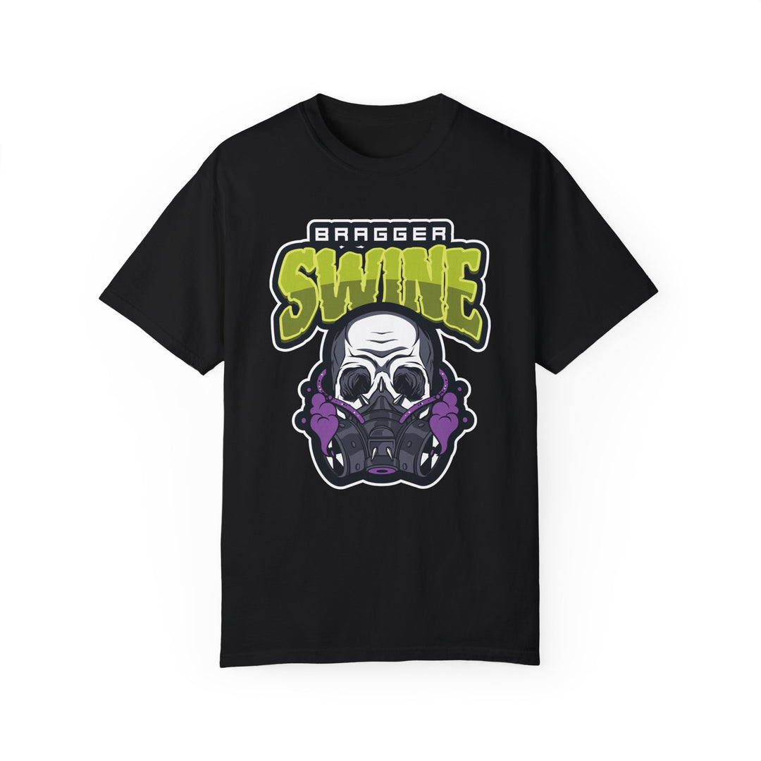 BraggerSwine Unisex Garment-Dyed T-Shirt - BraggerSwine Toxic Gaming