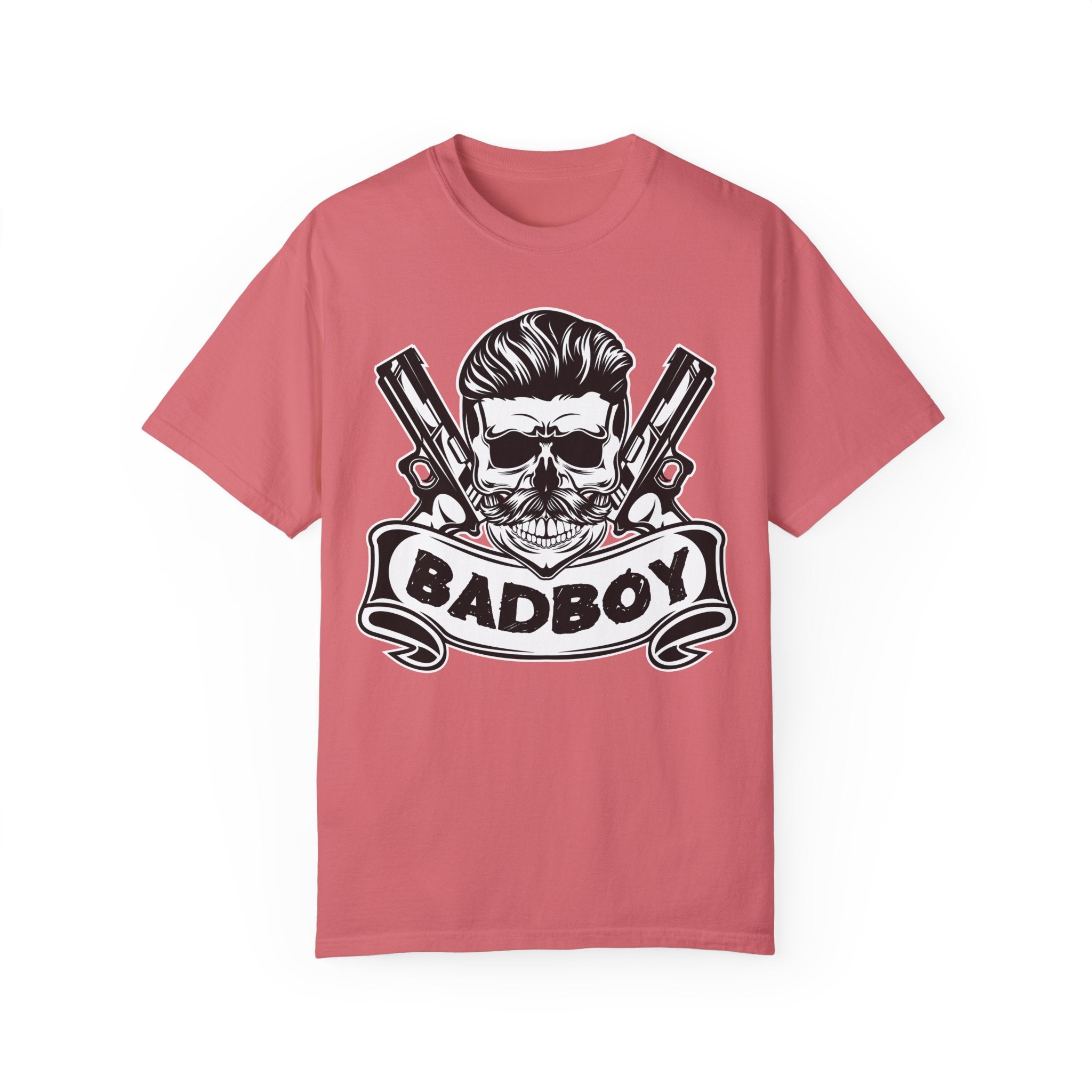 BraggerSwine Unisex Garment-Dyed T-Shirt - Bad Boy Skull