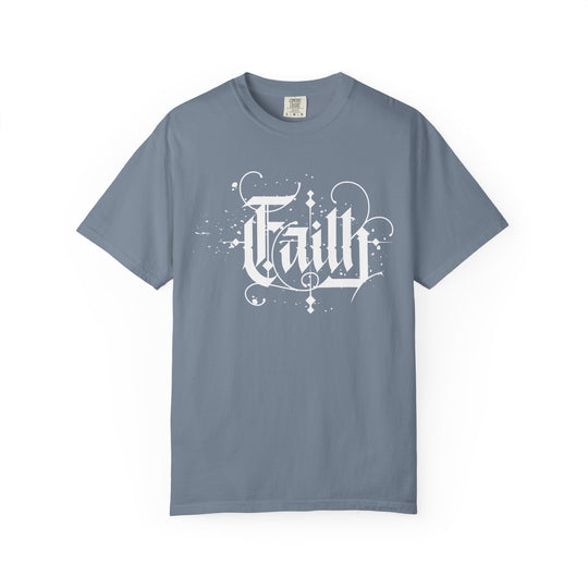Faith Graphic T-Shirt — Vintage Script Religious Tee