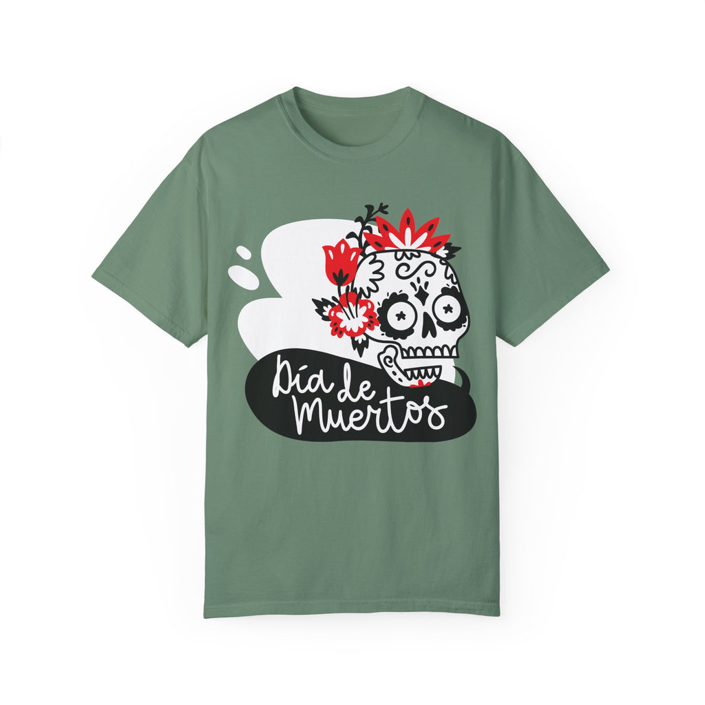 BraggerSwine Unisex Garment-Dyed T-Shirt - Dia De Muertos
