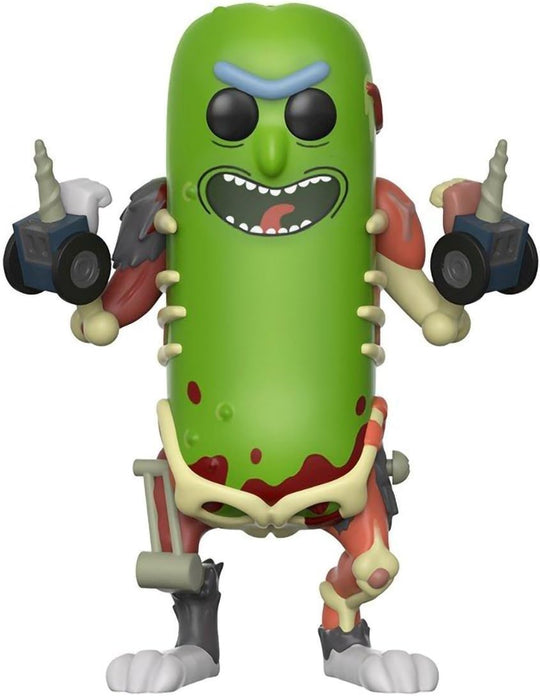 Animated pickle character with a white background