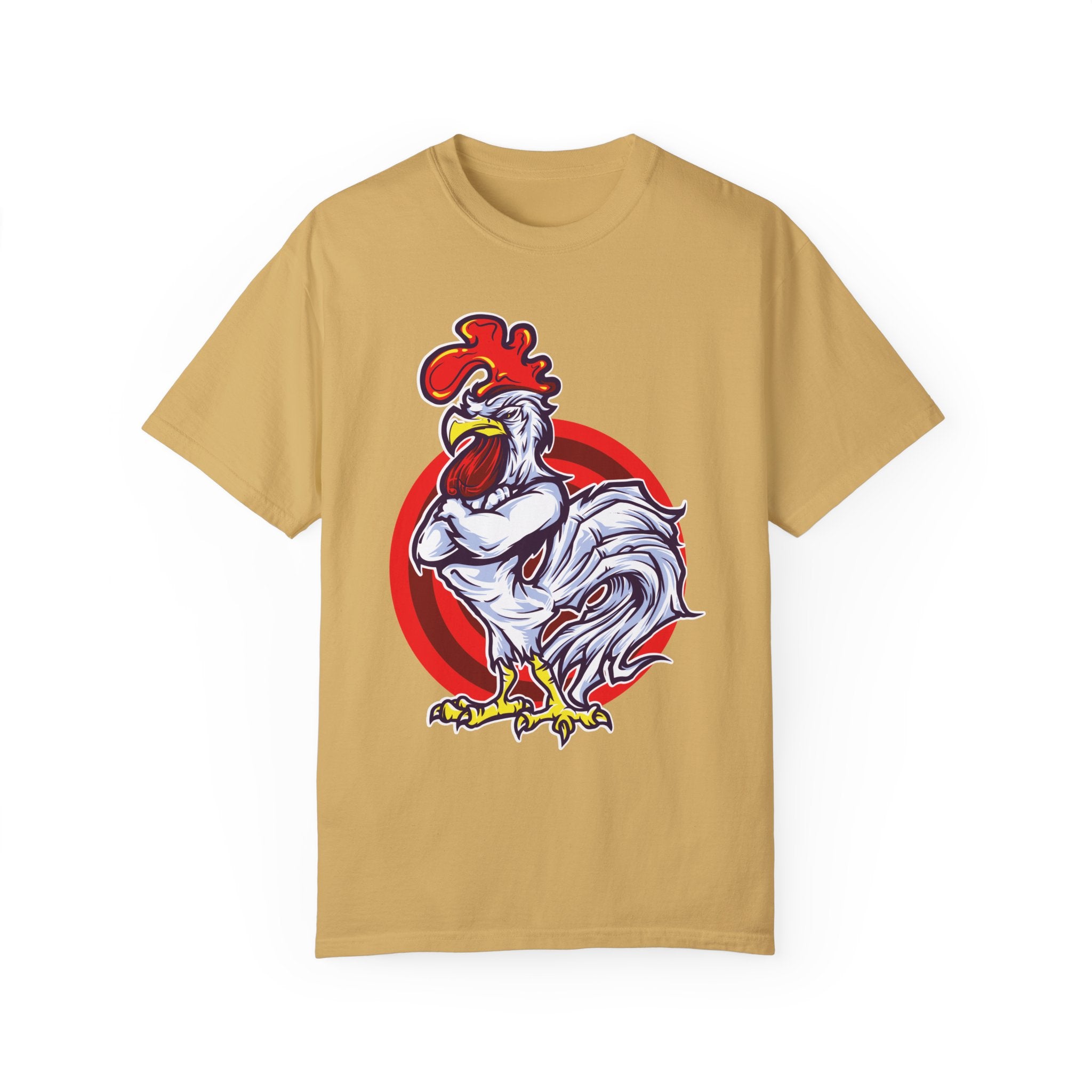 BraggerSwine Unisex Garment-Dyed T-Shirt - Big "Cock" Rooster