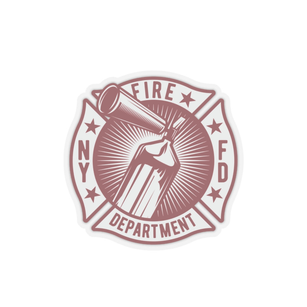 NY FD Fire Department Kiss-Cut Stickers