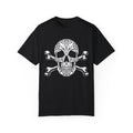 BraggerSwine Unisex Garment-Dyed T-Shirt - Mexican Skull & Bones