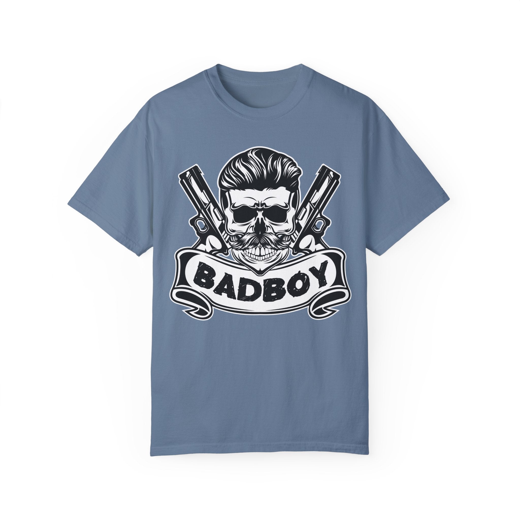 BraggerSwine Unisex Garment-Dyed T-Shirt - Bad Boy Skull