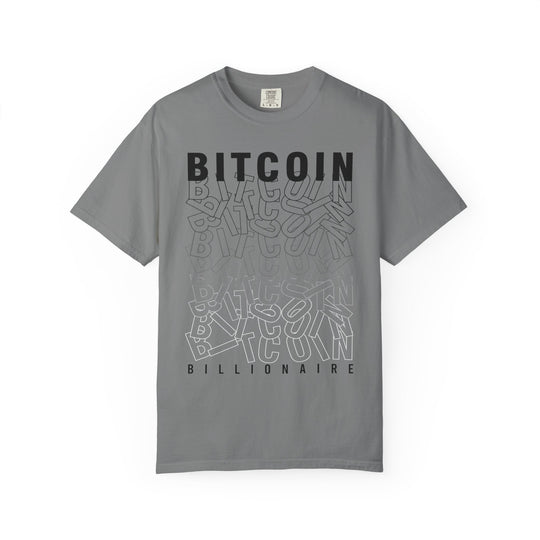 Bitcoin Billionaire T-Shirt — Crypto Logo Graphic Tee