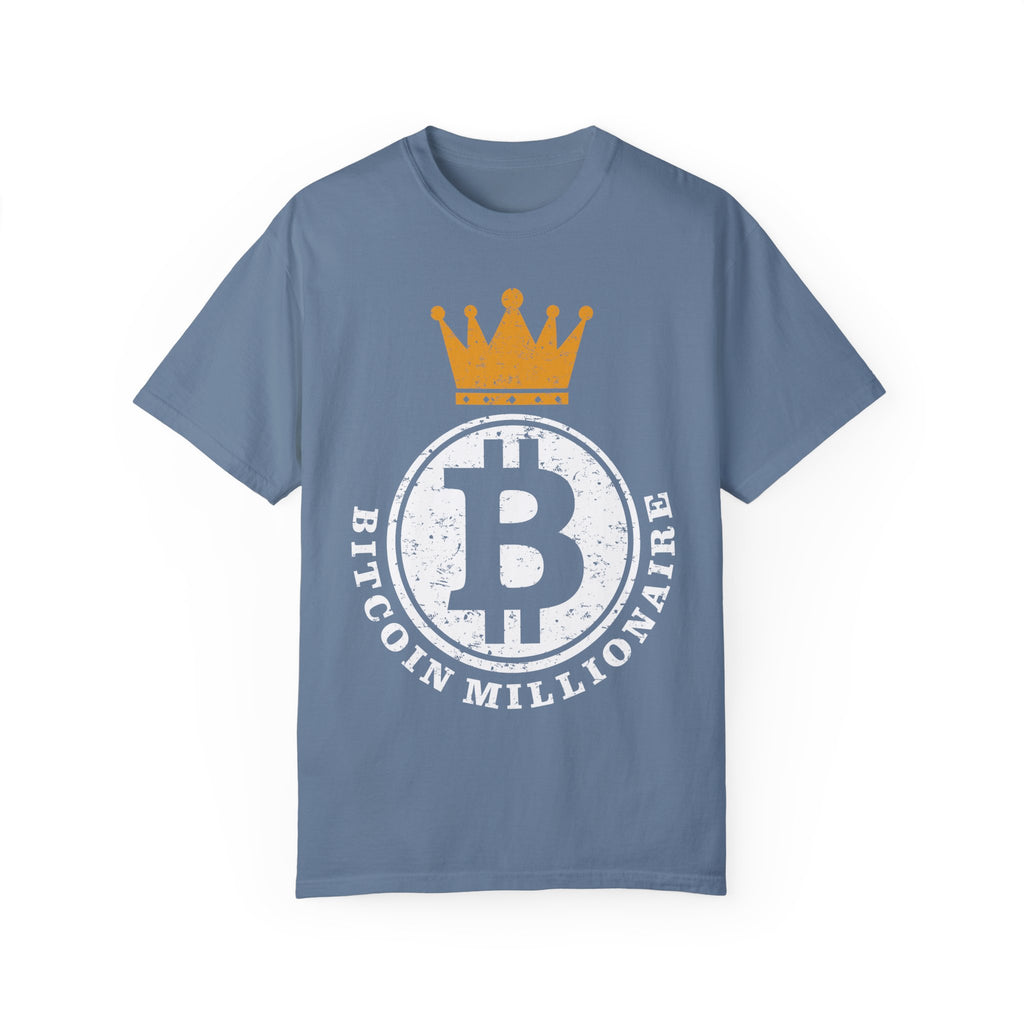 BraggerSwine Unisex Garment-Dyed T-Shirt - Bitcoin Millionaire