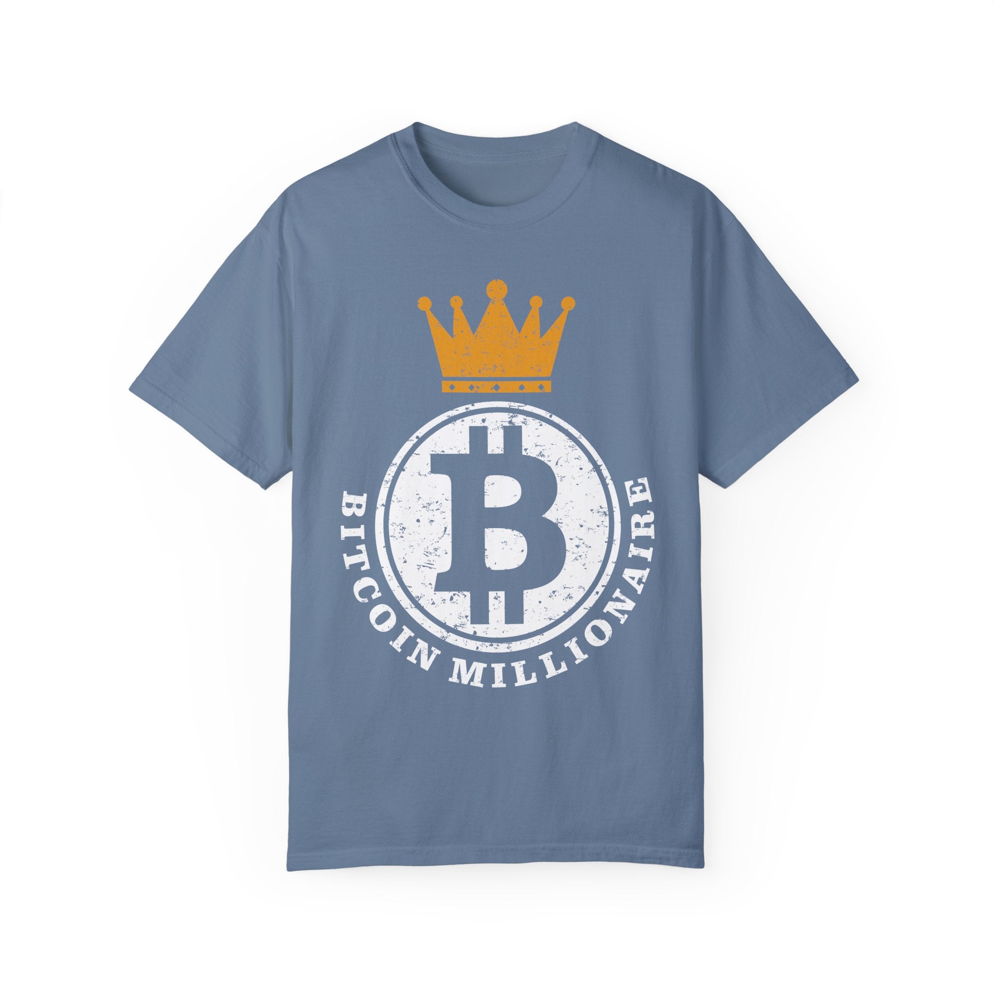 BraggerSwine Unisex Garment-Dyed T-Shirt - Bitcoin Millionaire