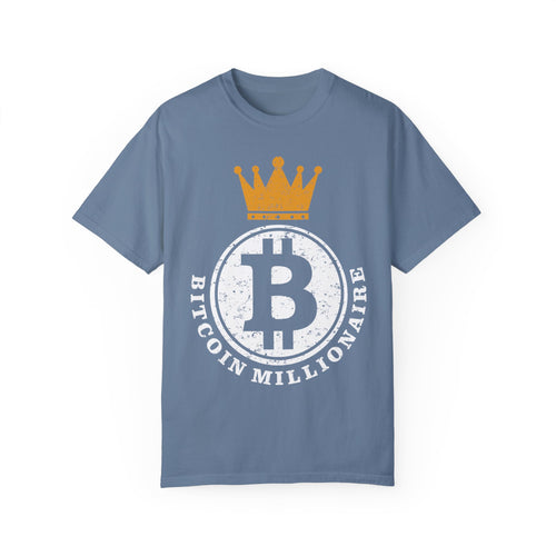BraggerSwine Unisex Garment-Dyed T-Shirt - Bitcoin Millionaire