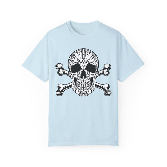 BraggerSwine Unisex Garment-Dyed T-Shirt - Aztec Skull & Bones