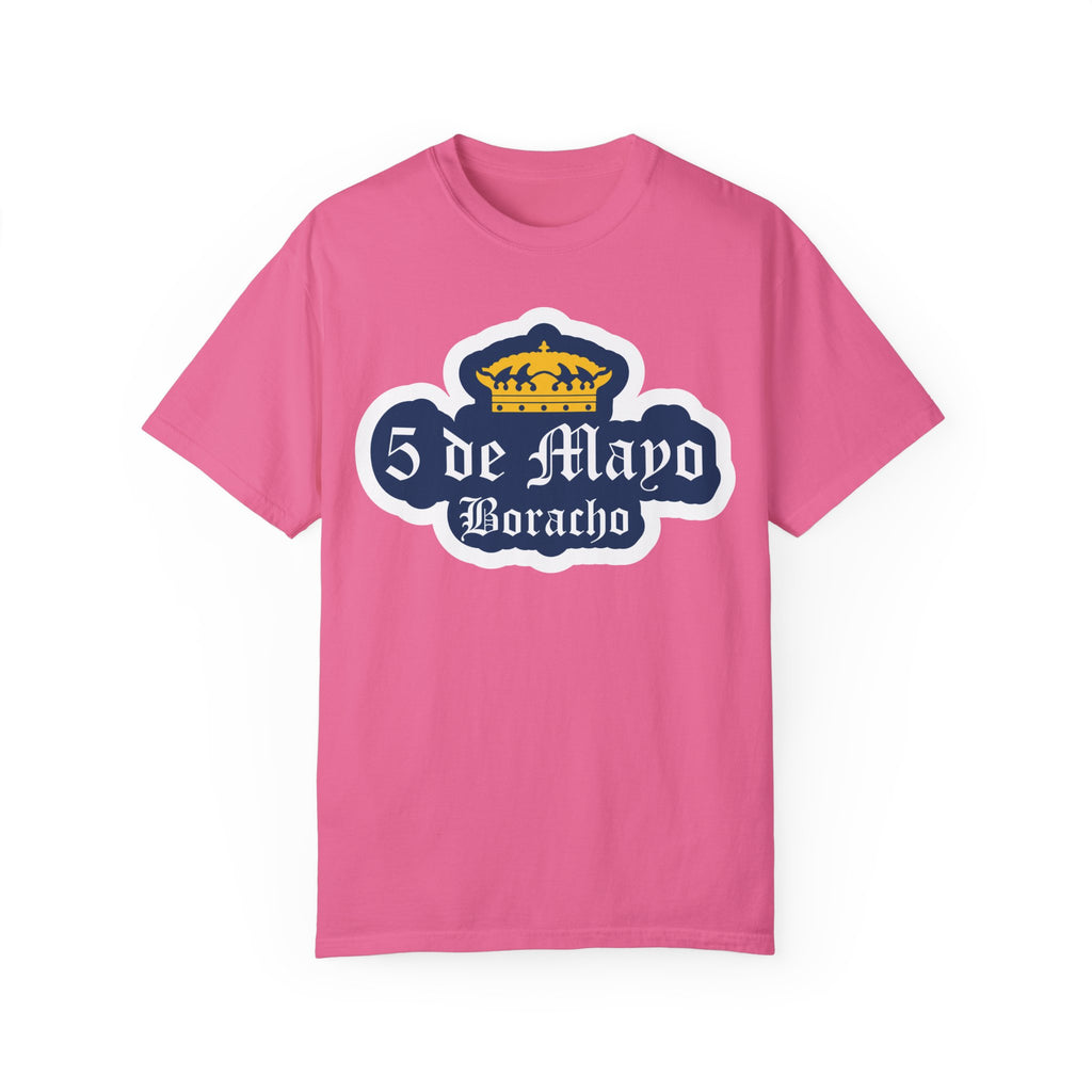BraggerSwine Unisex Garment-Dyed T-Shirt - 5 De Boracho - Tee