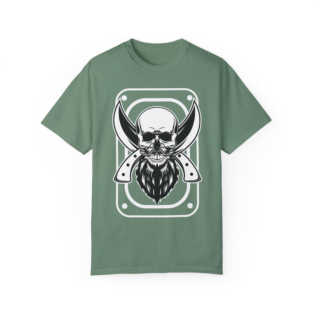 BraggerSwine Unisex Garment-Dyed T-Shirt - Skull