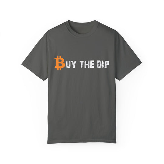 BraggerSwine Unisex Garment-Dyed T-Shirt - Bitcoin Buy The Dip