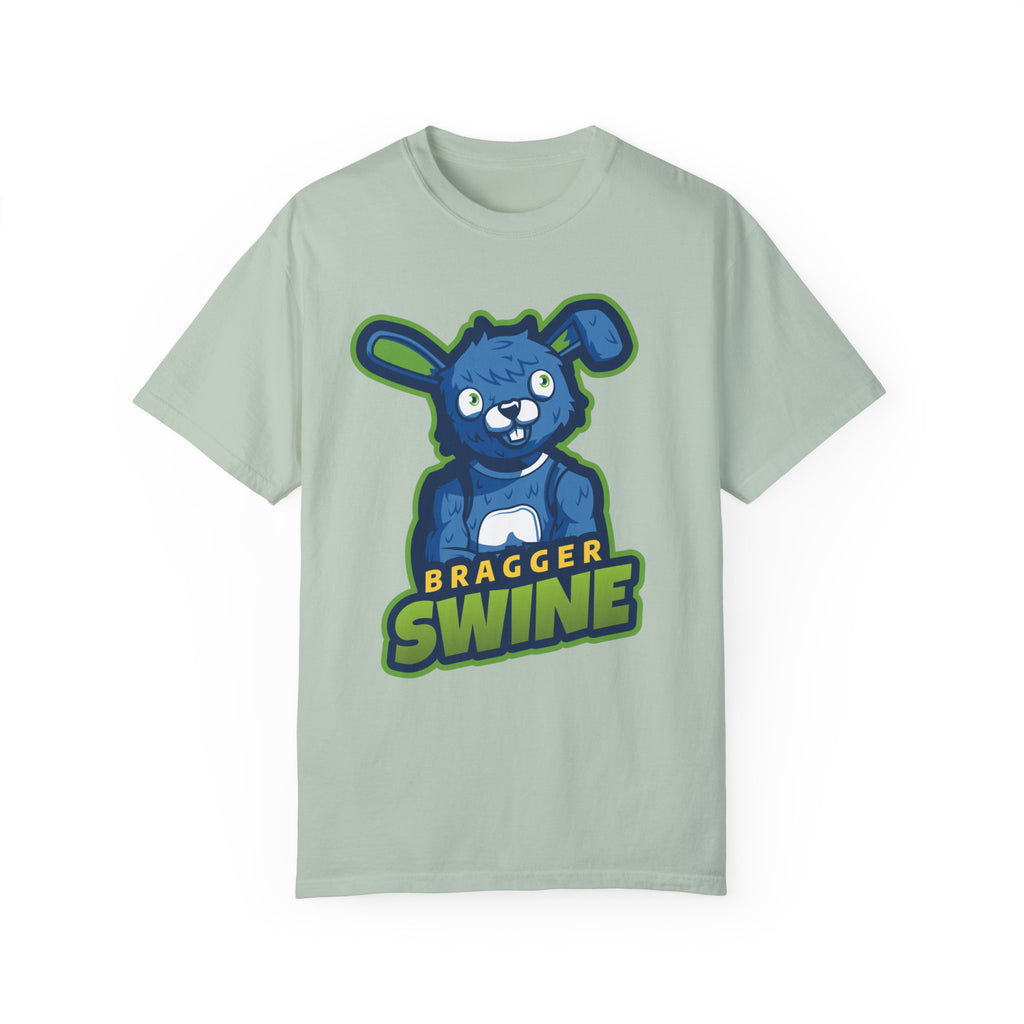 BraggerSwine Unisex Garment-Dyed T-Shirt - Bunny
