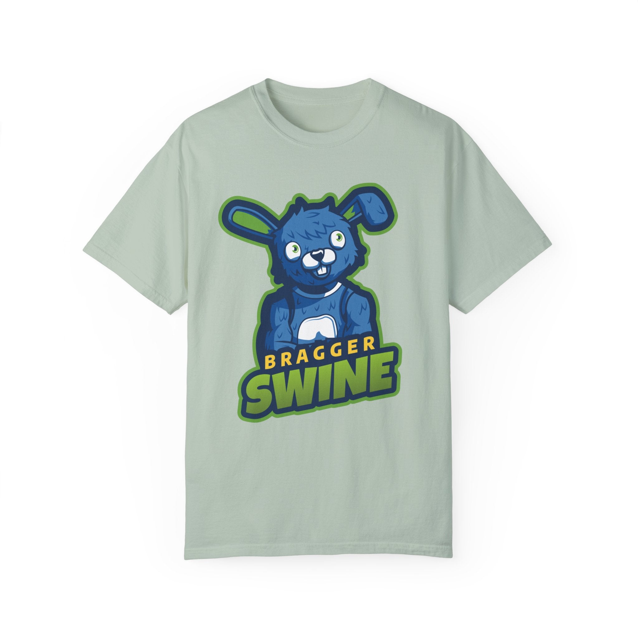 BraggerSwine Unisex Garment-Dyed T-Shirt - Bunny