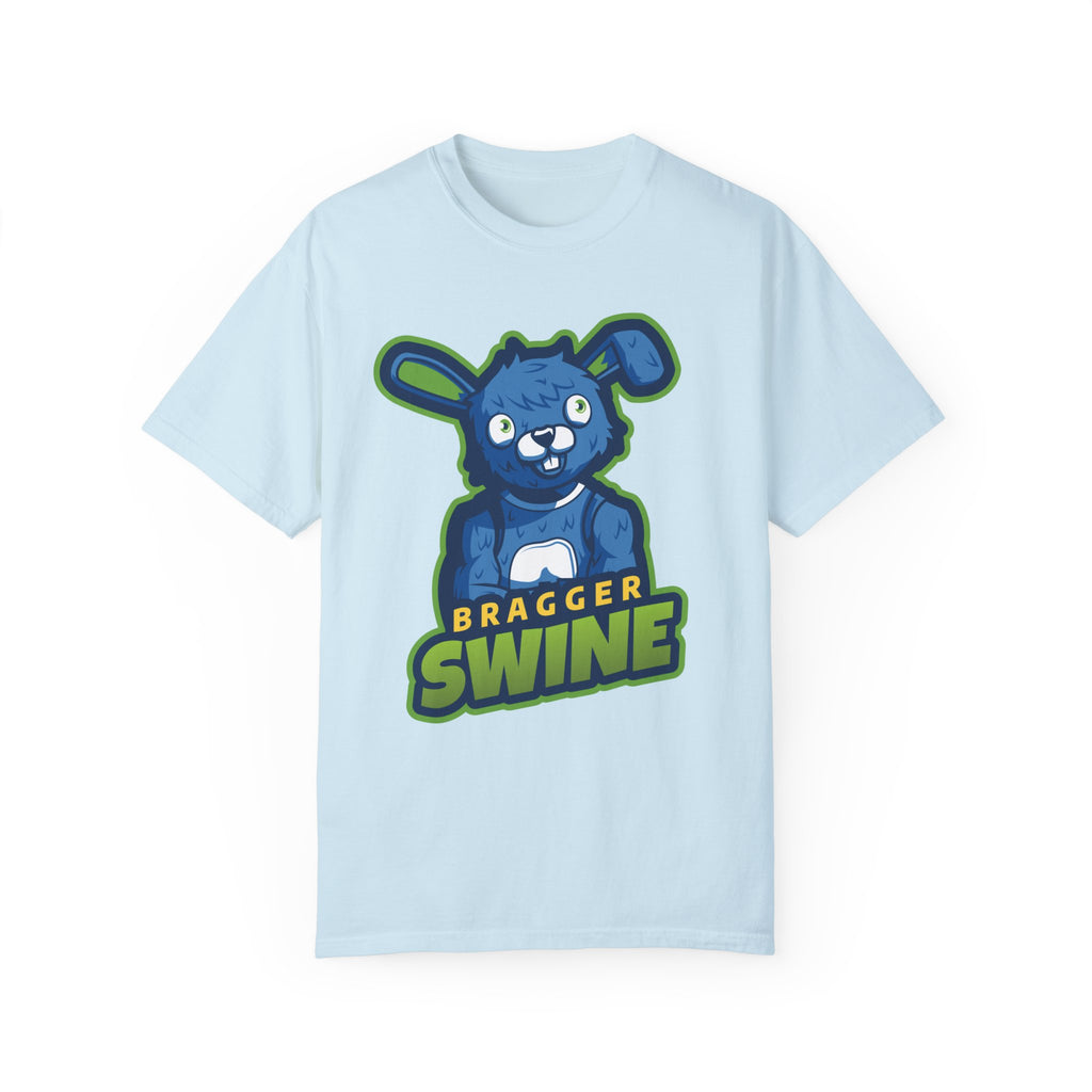 BraggerSwine Unisex Garment-Dyed T-Shirt - Bunny