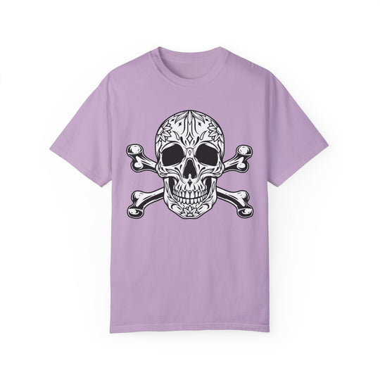 BraggerSwine Unisex Garment-Dyed T-Shirt - Aztec Skull & Bones