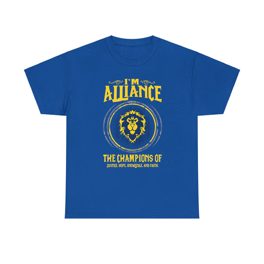 I'm Alliance WOW Unisex Heavy Cotton Tee