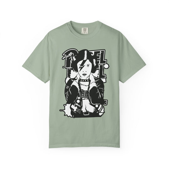 Punk Girl Graphic T-Shirt — Retro Rock Band Tee