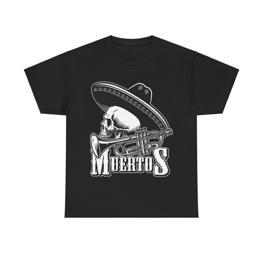 Dia De Muertos Mariachi Unisex Heavy Cotton Tee