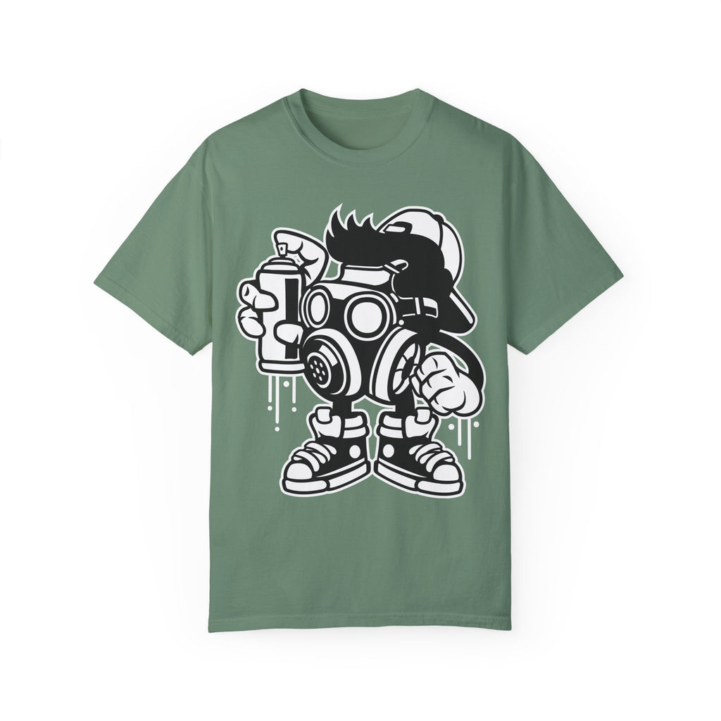 BraggerSwine Unisex Garment-Dyed T-Shirt - Graffiti Bomber