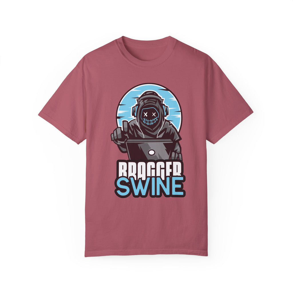 BraggerSwine Unisex Garment-Dyed T-Shirt - Hacker