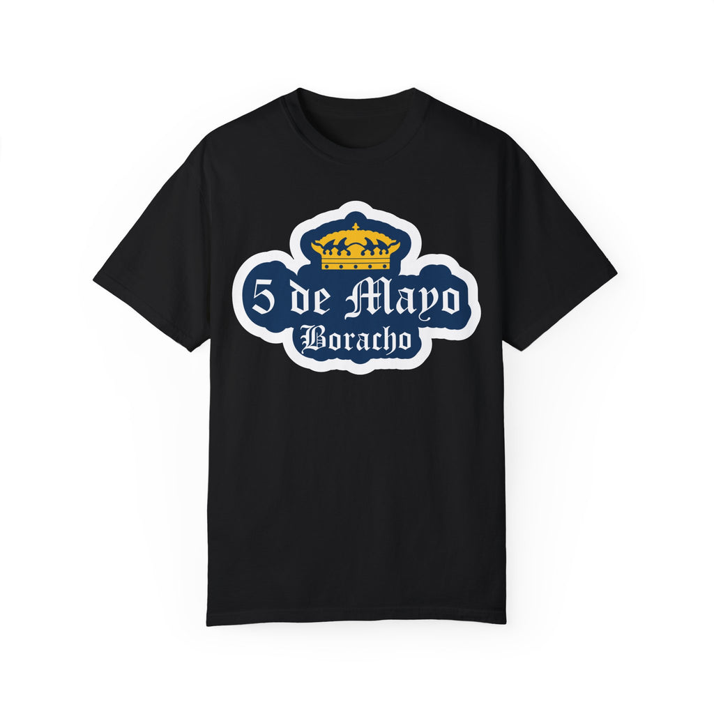 BraggerSwine Unisex Garment-Dyed T-Shirt - 5 De Boracho - Tee