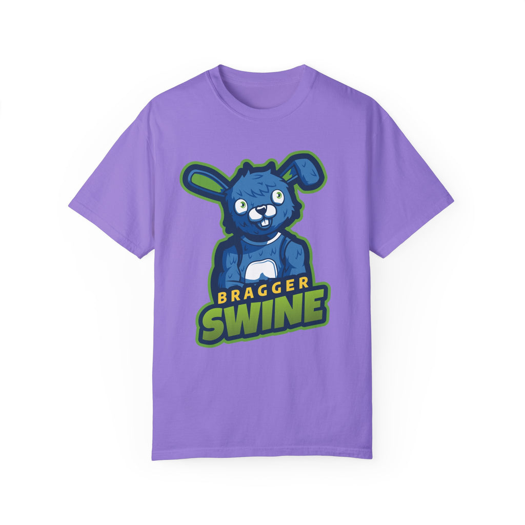 BraggerSwine Unisex Garment-Dyed T-Shirt - Bunny