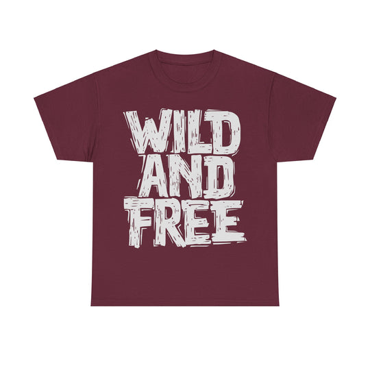 Wild And Free Unisex Heavy Cotton Tee