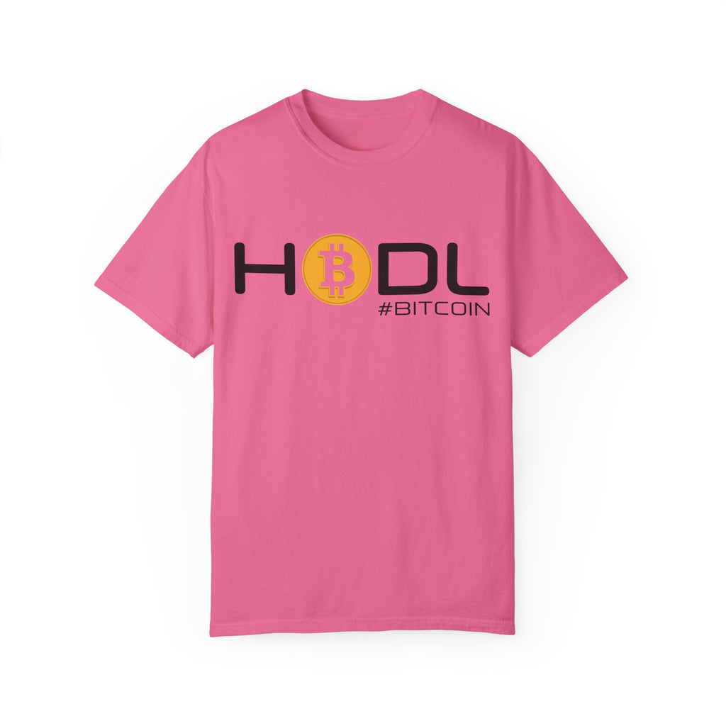 BraggerSwine Unisex Garment-Dyed T-Shirt - HODL Bitcoin